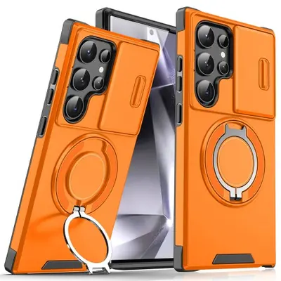 Image de Coque Magnétique Protectrice avec Appareil Photo Coulissant