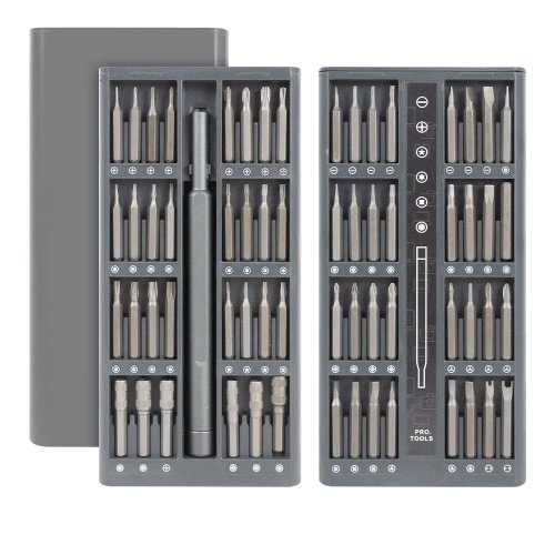 Imagen de Kit de Destornilladores de Precisión 63 en 1 para Reparación de Móviles y PC