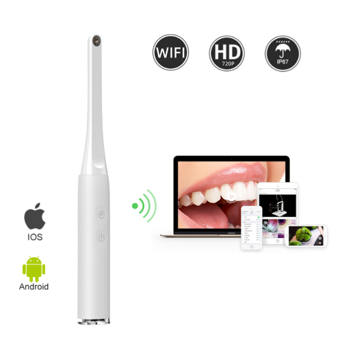 Imagen de Cámara de Inspección con Endoscopio WiFi Inalámbrico 720p HD, 6 Luces LED para Inspección Visual en Hogar, Compatible con Android e iOS