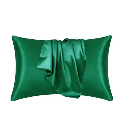 Image de Taie d'oreiller en soie luxueuse - Design nordique élégant