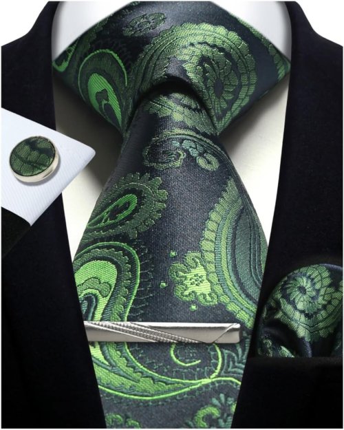 Ensemble Cravate Florale & Accessoires Homme