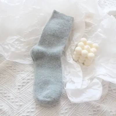 Image de Chaussettes Hiver Femmes Épaisses en Laine Mérinos - Chaudes & Mode