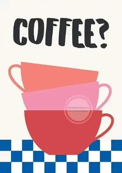 Image de Affiche Murale Rétro Café Chic