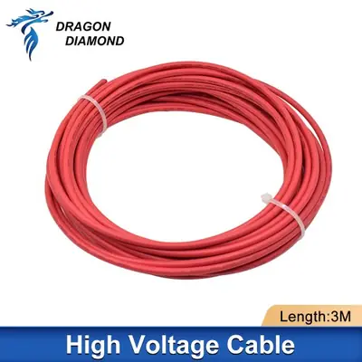 Image de Câble Haute Tension 3m pour Graveur Laser - Connecteur Adaptateur