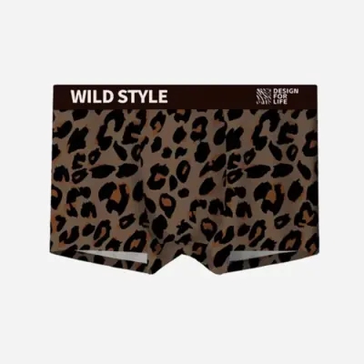 Image de Boxers Léopard Homme - Soie Glacée & Respirant