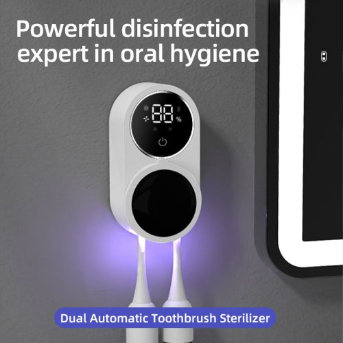 Image de Mini Brosse à Dents Électrique avec Stérilisateur UV