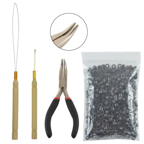 500pcs marrone scuro