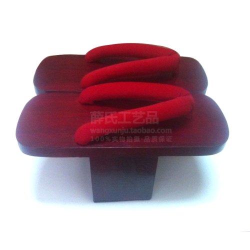 Afbeelding van Echte Houten Japanse Geta Slippers met Hoge Hak – Traditionele Geisha Sandalen voor Mannen en Vrouwen, Aangepast Cosplay Accessoire