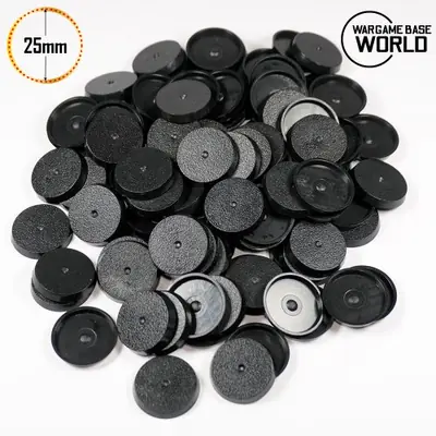Image de Bases Rondes 25mm pour Miniatures - Support Stable & Précis