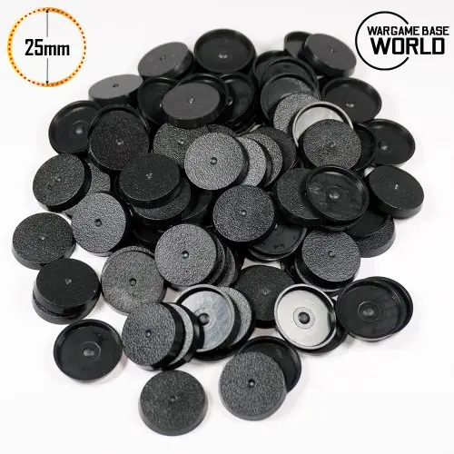 Image de Bases Rondes 25mm pour Miniatures - Support Stable & Précis