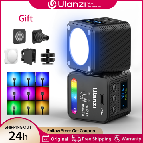 Zdjęcie Ulanzi L2 RGB – Mini Światło LED z Magnesem dla Vlogerów