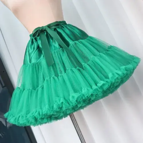 Image de Jupe Lolita Tutu Bouffante avec Nœud Papillon