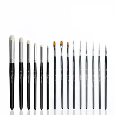 Image de Pinceaux Miniatures Pro - 15 Pièces
