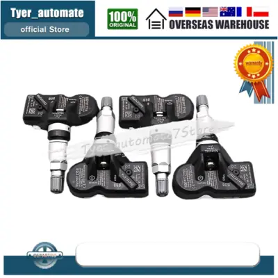 Image de Capteurs TPMS 4 pièces - Compatible Audi, Bentley, VW