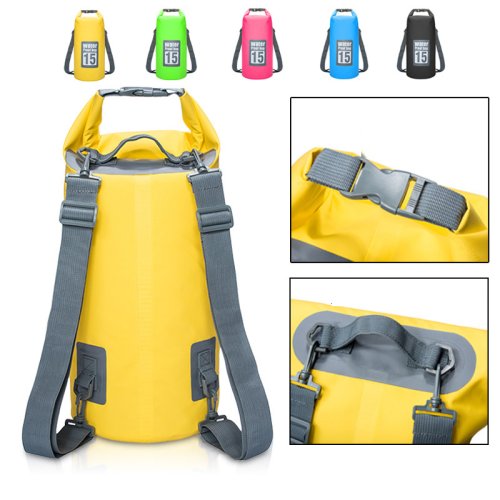 Bild von Wasserdichte Dry Bag aus PVC in 5L, 10L, 15L, 20L und 30L – Robuste Trocken-Tasche für Kanu, Kajak, Rafting, Schwimmen und Outdoor-Abenteuer