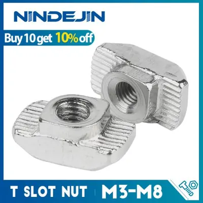 Image de T-Écrous Tête de Marteau M3-M8 - Kit 15/30 Pièces pour Profils Aluminium