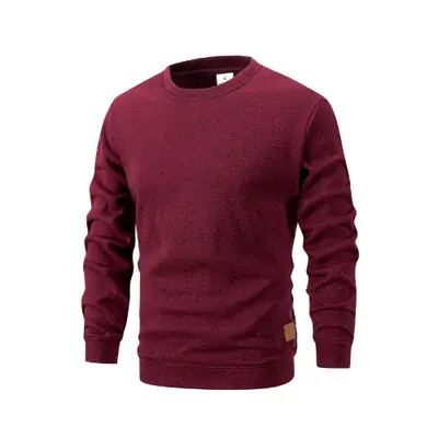 Image de Pull Homme Col Rond Tricoté - Chaud & Décontracté