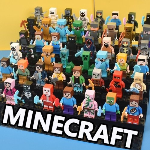 Zdjęcie Mini Klocki Minecraft – Creeper, Ender Dragon i Steve!