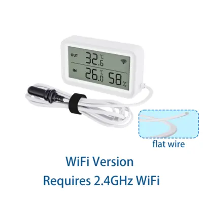Image de Capteur Température & Hygromètre Zigbee WiFi LCD - Smart Home