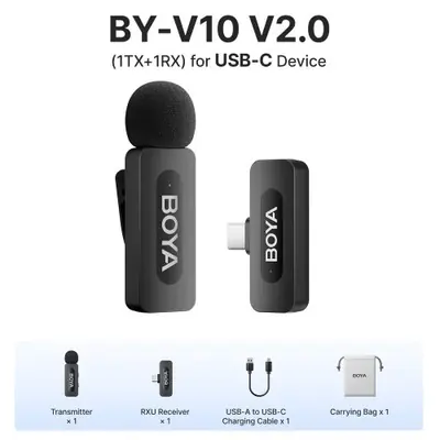 Image de Micro Lavalier Sans Fil BOYA BY-V3