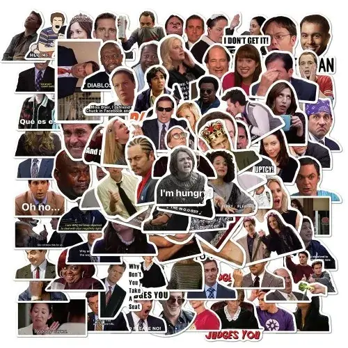 Image de Stickers Mèmes TV - Pack Fun pour Tous les Objets