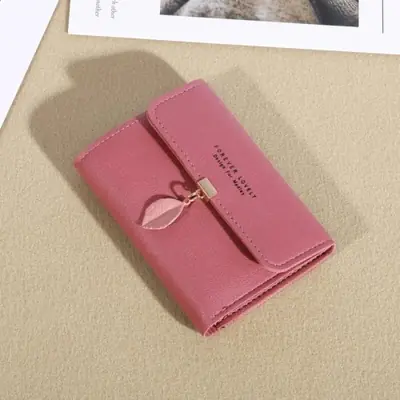 Image de Portefeuille Minimaliste Femme - 3 Volets & Cartes Crédit