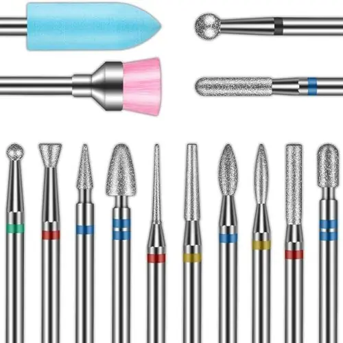 Image de Kit de Fraise pour Ongles 13 Pièces - Polissage & Ébavurage