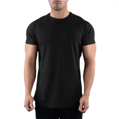 Image de T-Shirt Fitness Homme - Coton Respirant Coupe Cintrée