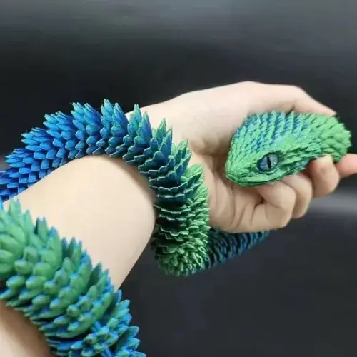 Image de Serpent 3D Articulé - Jouet Réaliste & Décoratif