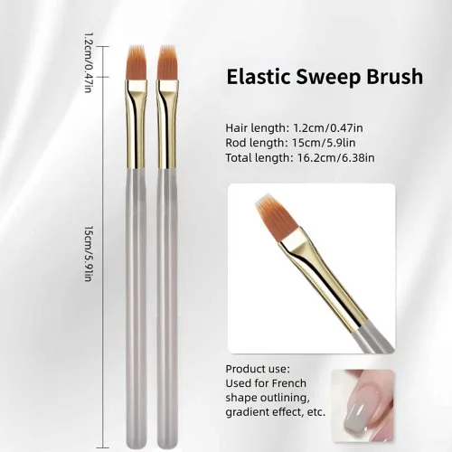 Sweep borstel 2PCS