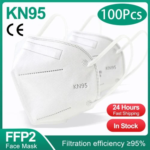 KN95-100PCS-blanco