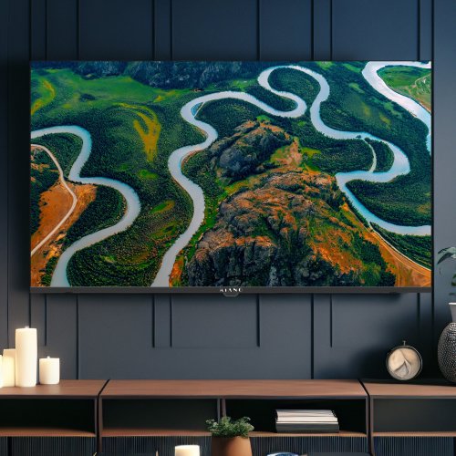 Image de TV LED 43'' 4K UHD Smart TV Kiano Elegance - Noir avec PVR et WiFi