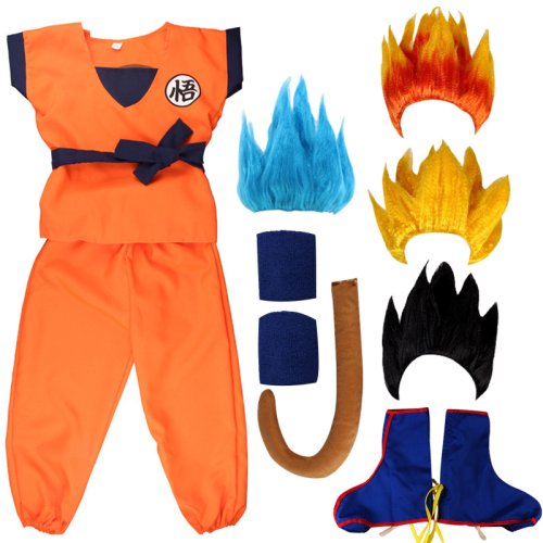 Zdjęcie Kostiumy Cosplay Dragon Ball – Son Goku i Krilin dla Dzieci i Dorosłych