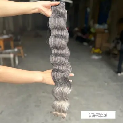 Image de Tissage Synthétique Body Wave Ombré Chocolat à Blond - 30 Pouces