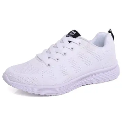 Image de Baskets Femme Respirantes Blanches - Confort & Style