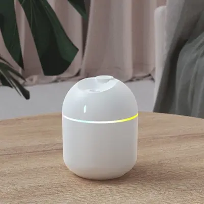 Image de Humidificateur d'Air 270ml avec Diffuseur d'Arômes et Veilleuse LED