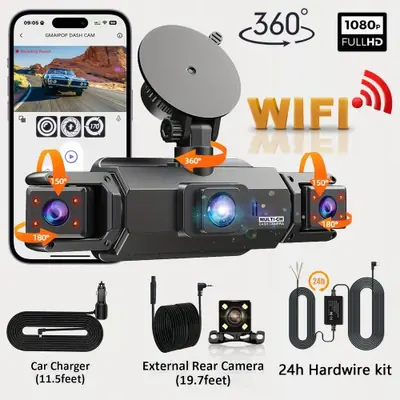 Image de Dashcam 4K WiFi - Enregistrement Full HD avec Vision Nocturne
