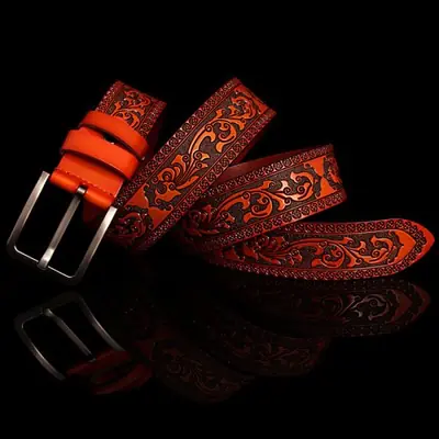 Image de Ceinture Homme Cuir Véritable - Style Vintage & Classique