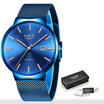 Image de Montre Femme Élégante Ultra Fine en Acier Inoxydable