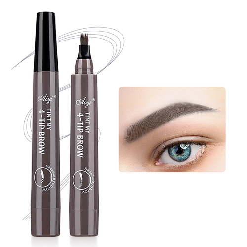 Afbeelding van 4-vork microblading wenkbrauwpotlood waterdicht wenkbrauwpotlood natuurlijke langdurige wenkbrauwmake-up vijf kleuren