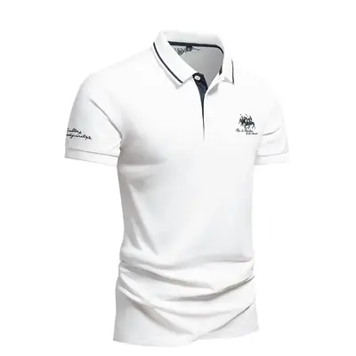 Image de Polo Homme Brodé Streetwear Été