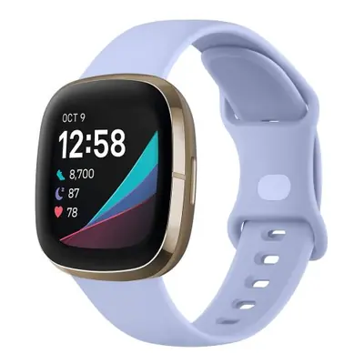 Image de Bracelet Silicone pour Fitbit Versa 3/4 & Sense 2 - Élégant et Confortable