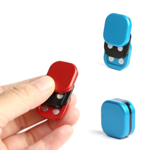 Imagen de Deslizador Háptico de Aleación de Aluminio en 3 Capas – Juguete EDC Antiestrés para Adultos, Ideal para Escritorio de Oficina y Relajación Mental