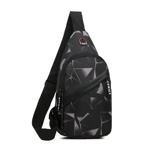 Afbeelding van Borsttas, casual waterdichte crossbodytas voor heren, trendy sporttas, multifunctionele kleine tas, schoudertas
