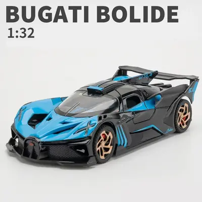Image de Bugatti Bolide Miniature Métal - Jouet Voiture de Sport avec Lumière et Son