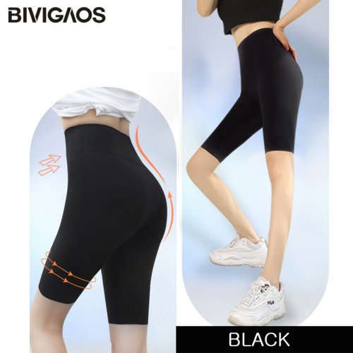 Immagine di Leggings Sportivi Neri in Pelle di Squalo - Sexy e Dimagranti