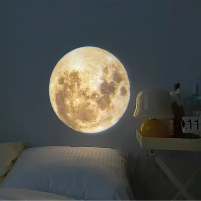 Image de Projecteur Lune Lumière Douce - Décoration Chambre