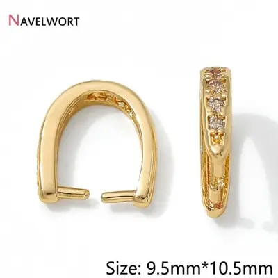 Image de Crochets de Suspension en Laiton Doré 14K - Bijoux DIY