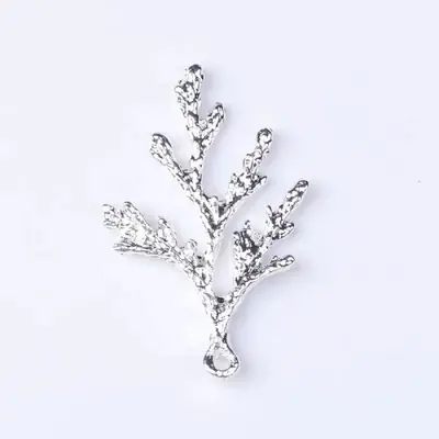 Image de Pendentifs Branches Dorés & Argentés - 10 Pièces pour Bijoux DIY