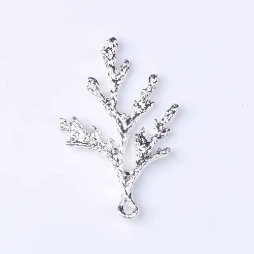 Image de Pendentifs Branches Dorés & Argentés - 10 Pièces pour Bijoux DIY
